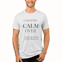 Choose Calm Over Chaos Minimalist Quote Typography