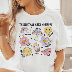 T-shirt En Tri-matière Choses qui me rendent heureux