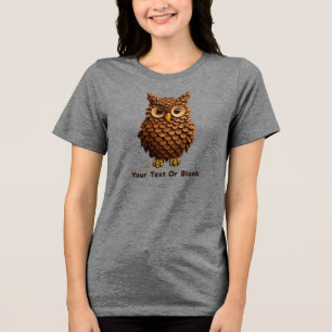 T-shirt En Tri-matière Chouette du cône de pin