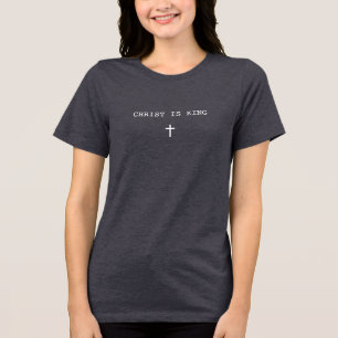 T-shirt En Tri-matière Christ est Roi Chrétien