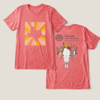 T-shirt En Tri-matière CISV Austin Crâne de bétail décoratif Hommes