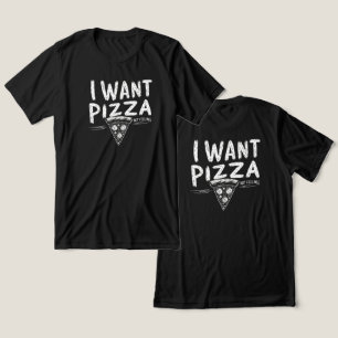 T-shirt En Tri-matière Citation Amusante De Pizza