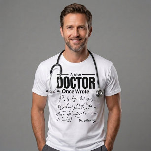 T-shirt En Tri-matière Citation de docteur drôle Un sage docteur a écri
