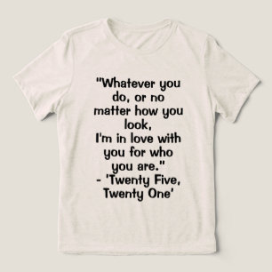T-shirt En Tri-matière citations d'amour de drama coréen (kdrama)