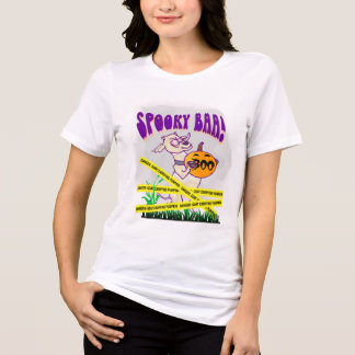 T-shirt En Tri-matière Citrouille transportant la chèvre éffrayante