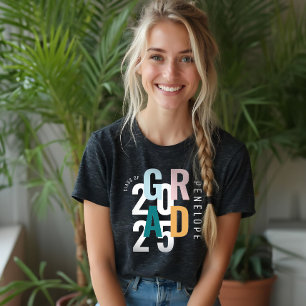 T-shirt En Tri-matière Classe de typographie moderne minimale de fin d'ét