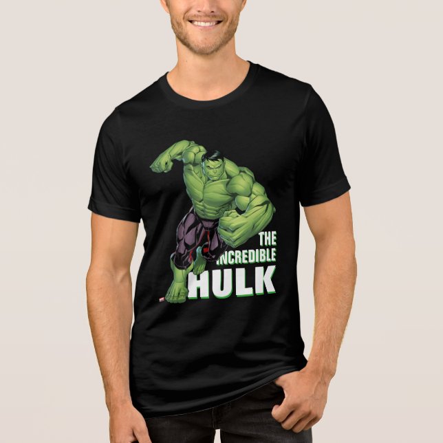 T-shirt En Tri-matière Classique Avengers | Charge de Hulk (Recto)