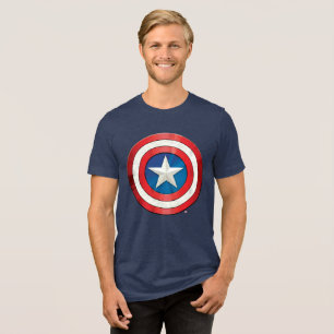T-shirt En Tri-matière Classiques Avengers Bouclier brossé de Captain A