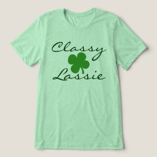 T-shirt En Tri-matière Classy Lassie Fête de la Saint-Patrick féminine