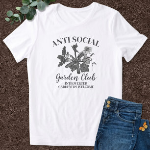 T-shirt En Tri-matière Club de jardin antisocial, illustrations botanique