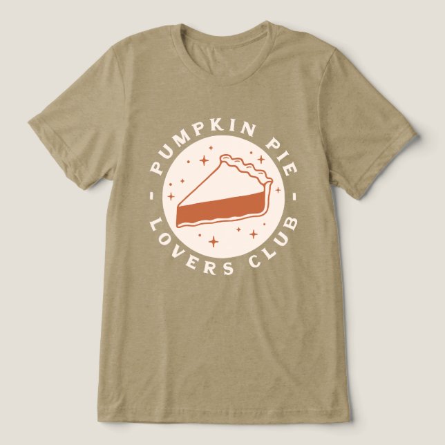 T-shirt En Tri-matière Club des amateurs de tartes citrouilles (Design Recto)