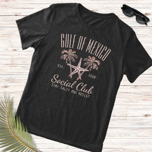 T-shirt En Tri-matière Club Social Du Golfe Du Mexique Satire Politique R