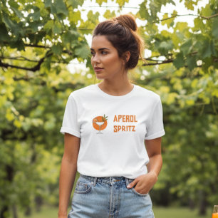 T-shirt En Tri-matière Cocktail stylisé Aperol Spritz