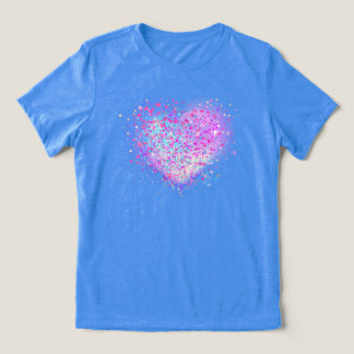 T-shirt En Tri-matière Coeur étincelant