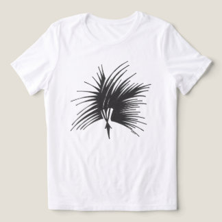 T-shirt En Tri-matière Coiffure Tribale Abstraite Noir Blanc Art Tatouage