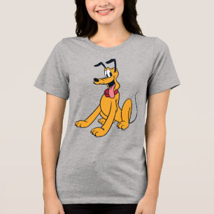 T-shirt En Tri-matière Col Pluto Rouge Classique