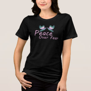 T-shirt En Tri-matière Colombe de la paix sur la peur