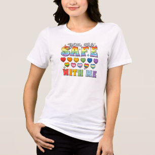 T-shirt En Tri-matière Comfort Colors Vous êtes en sécurité avec moi T-sh