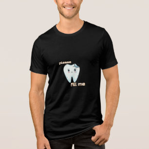 T-shirt En Tri-matière Conception amusante des dents