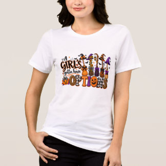T-shirt En Tri-matière Conception de potions pour filles sorcières Hallow