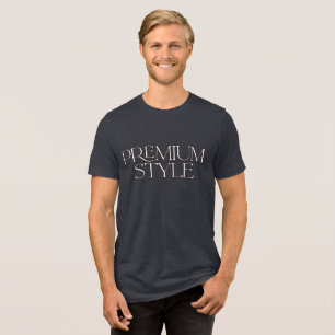 T-shirt En Tri-matière Conception de style "Premium" décontractée pour ho