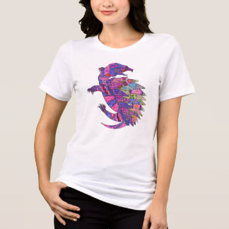 T-shirt En Tri-matière Conception de tortue (femmes)