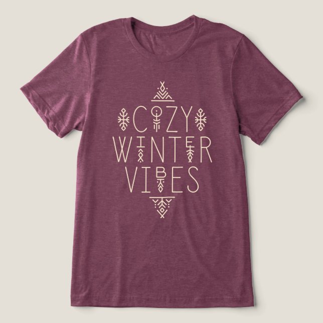 T-shirt En Tri-matière Conception de vidéos d'hiver (Design Recto)