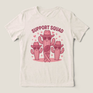 T-shirt En Tri-matière Conception des cactus de l'équipe de soutien