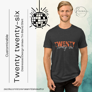 T-shirt En Tri-matière Conception en détresse personnalisable 2026 unisex