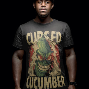 T-shirt En Tri-matière Concombre maudit Drôle Halloween Concombre Pun