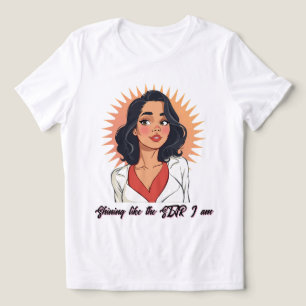 T-shirt En Tri-matière Confiance radieuse - Audacieuse et belle