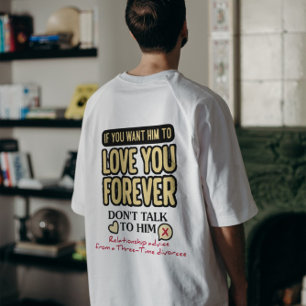 T-shirt En Tri-matière Conseils d'amour pour toujours (D'un Divorce à tro