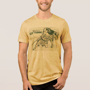 T-shirt En Tri-matière CONSERVER LA FORMATION Tri-Blend Chemise