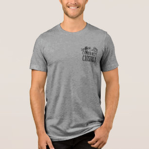 T-shirt En Tri-matière Contrats de café Fermeture Agent immobilier