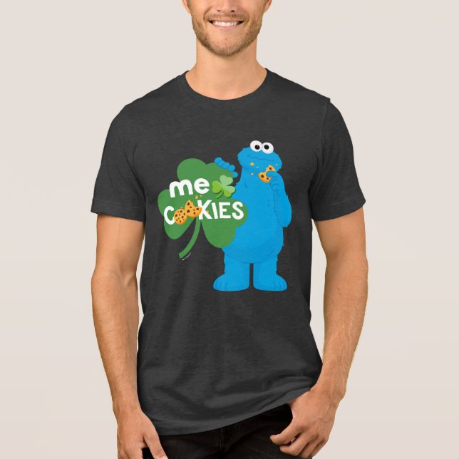 T-shirt En Tri-matière Cookie Monster | Amour shamrock (Recto)