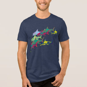 T-shirt En Tri-matière Cool Color Sharks