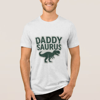 T-shirt En Tri-matière Coôl Daddysaurus Funny Sticker Fête des pères