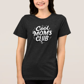 T-shirt En Tri-matière Cool Moms Club Retro tendance Design de typographi