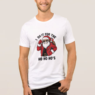 T-shirt En Tri-matière Cool Santa I Do It For The Ho Ho Hos 