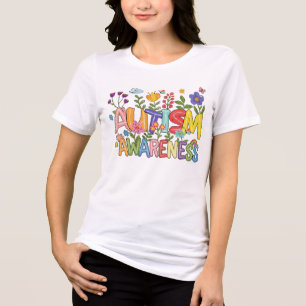 T-shirt En Tri-matière Coquette de sensibilisation à l'autisme