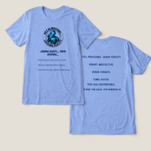 T-shirt En Tri-matière Correctif Humain de Données 