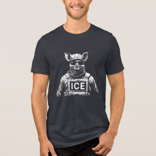 T-shirt En Tri-matière Cosplay de porc de la ICE – La peur en uniforme - 