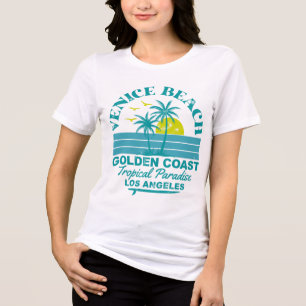 T-shirt En Tri-matière Coucher de soleil de Venice Beach - Paradis tropic