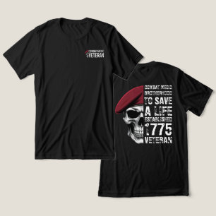 T-shirt En Tri-matière Crâne de Vétéran de la Fraternité des Médecins de