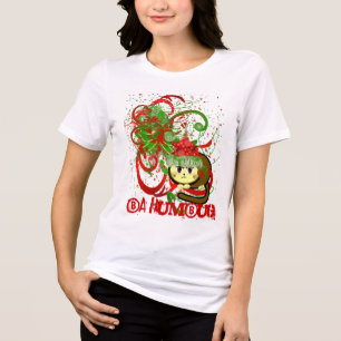T-shirt En Tri-matière Crazy CAt Lady Ba Humbug