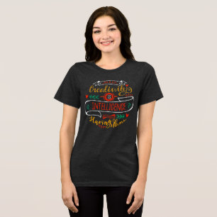 T-shirt En Tri-matière Créativité = Intelligence + Fun Retro Tee