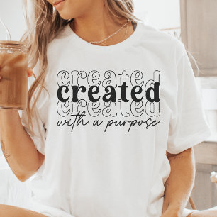 T-shirt En Tri-matière Créé avec un but