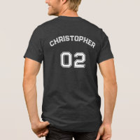 Créer un nom de joueur Numéro Jersey Mens Coton no