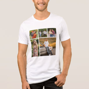 T-shirt En Tri-matière Créez votre propre collection de 5 photos Unisex