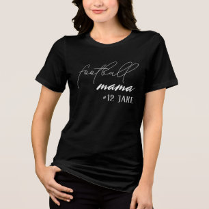 T-shirt En Tri-matière Créez votre propre maman de football personnalisée
